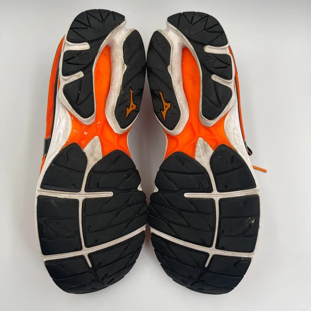 Mizuno Wave Rider 20 Clownfish Men's 11 Orange Black Running Shoes J1GC170313